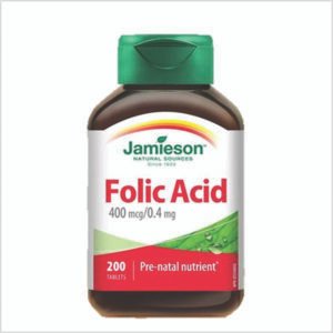Jamieson Folic Acid 400Mcg/0.4Mg, 200 Tablet