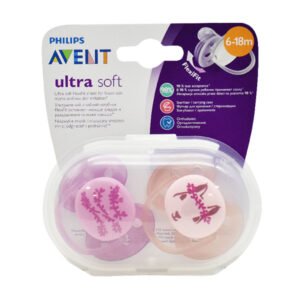 AVENT20SOOTHER20ULTRA20SOFT206 1820M20GIRL Ein Pharm Online Shop - Avent Soother Ultra Soft 6-18M Girl