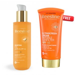 Beesline Suntan Oil + Ultrascreen Cream Invisible Sunfilter Offer