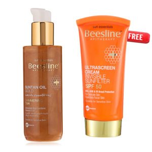 Beesline Suntan Oil Gold + Ultrascreen Cream Invisible Sunfilter Offer