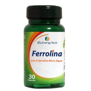 Bio Energy Tech Ferrolina Iron And Spirulina 30 Capsule