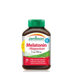 Jamieson Melatonin 5 Mg + Magnesium 150 Mg 60Tab