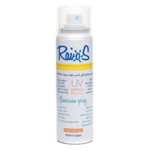 Raios Sunblock Spray Fresh Orange 70 ml رائحة البرتقال